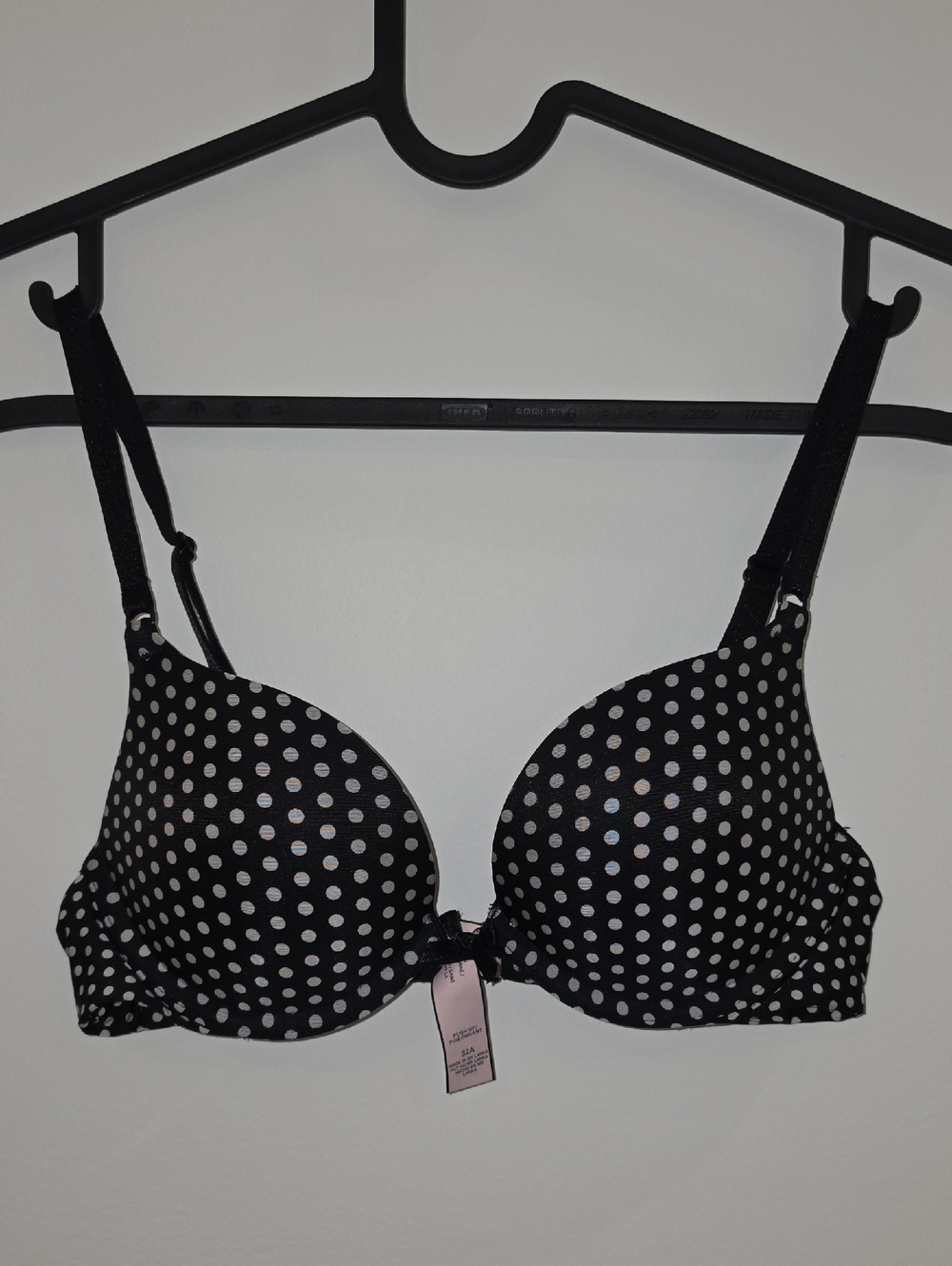 Victoria's Secret Push Up Underwire Bra - Polka Dots